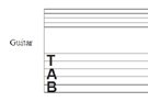 Blank Guitar Tabs