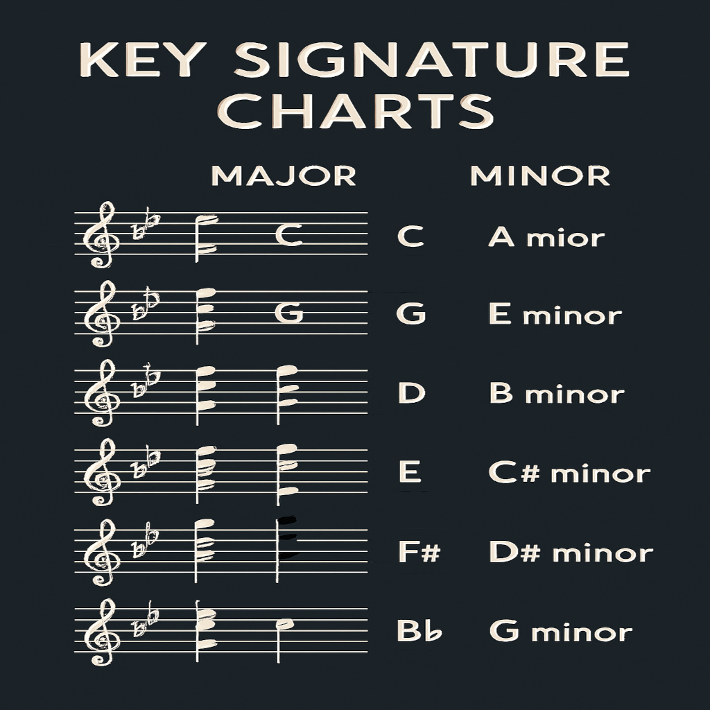 Key Signature Charts