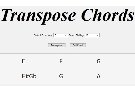 Transpose Chords